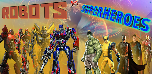 Superheroes Fighting Vs Robot Fighting Games PC screenshot