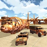 US Army Cargo Plane Cars Transport Game for PC