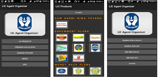 LIC Organizer PC screenshot LIC Organizer PC screenshot