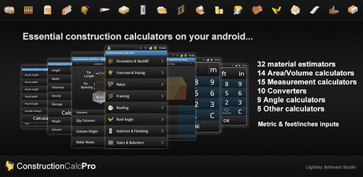 Construction Calc - 24h Trial PC screenshot