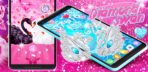 Diamond swan live wallpaper PC screenshot