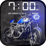 Bikes HD Clock Wallpaper for PC