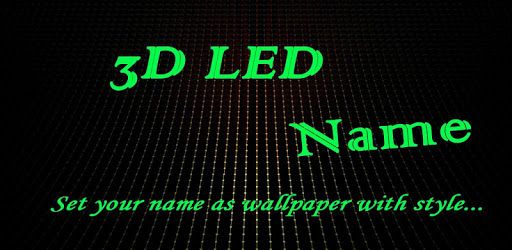 3D LED My Name Live Wallpaper PC screenshot 3D LED My Name Live Wallpaper PC screenshot
