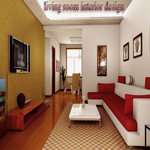 living room interior design icon