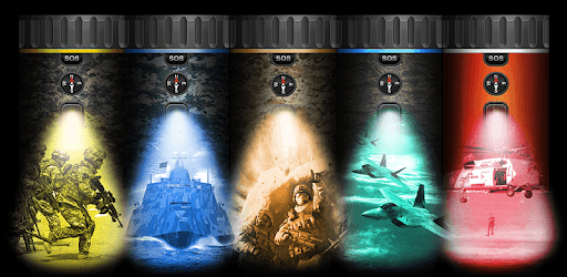 Military Flashlight Free PC screenshot