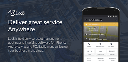 Loc8 - The job management app for field service PC screenshot Loc8 - The job management app for field service PC screenshot