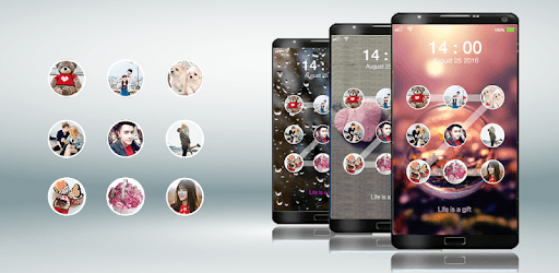 lock screen photo pattern PC screenshot