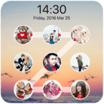 lock screen photo pattern icon