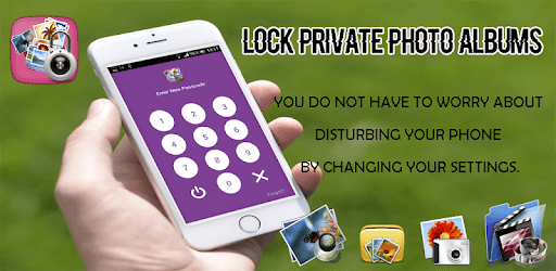 Lock private photo albums PC screenshot
