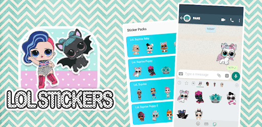 Lol Surprise Stickers For Whatsapp PC screenshot