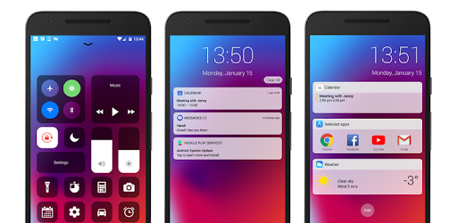 Control Center iOS 11 - Phone X notifications PC screenshot