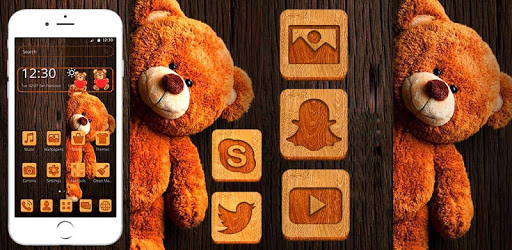 Lovely Brown Teddy Theme PC screenshot Lovely Brown Teddy Theme PC screenshot