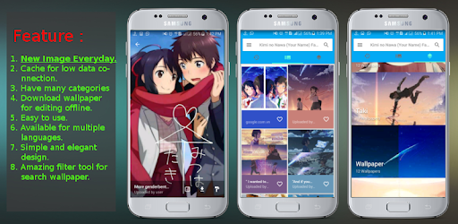Kimi no Nawa (Your Name) Fan Art PC screenshot