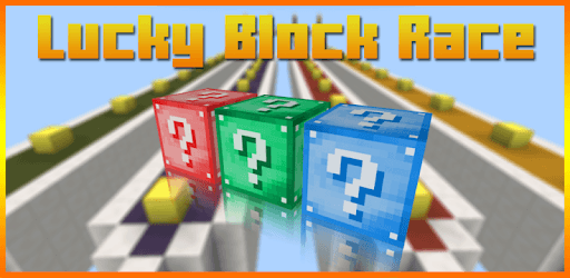 Lucky Block Race Map for MCPE PC screenshot