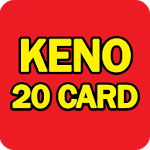 Keno 20 Card icon