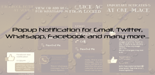 Notification:Gmail,Missed Call PC screenshot
