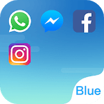 Dual Space - Multi Accounts & Fresh Blue Theme icon