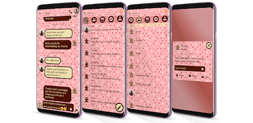SMS Theme Love Chocolate 🍫🍫 pink text messages PC screenshot