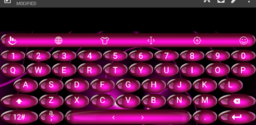 Keyboard Theme Spheres Pink PC screenshot