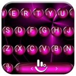 Keyboard Theme Spheres Pink for PC