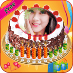 Name Photo on Birthday Cake – Love Frames Editor icon