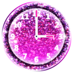 Shiny Clock Widget for PC