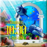 Aquarium digital clock live wallpaper for PC Aquarium digital clock live wallpaper for PC