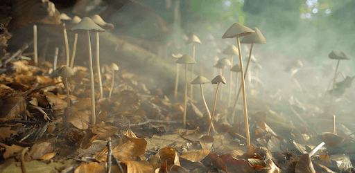 4K Mushrooms and Smoke Live Video Wallpaper PC screenshot