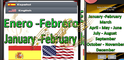 Months of the year PC screenshot Months of the year PC screenshot