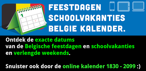 Belgian Holidays Calendar PC screenshot