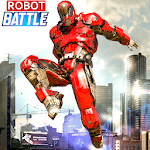Futuristic Robot Battle : Flying Car War icon