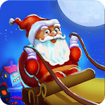 Christmas Run Santa Ride Game: Runner Platformer icon