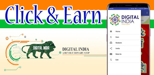Click & Earn by Digital India Team PC screenshot