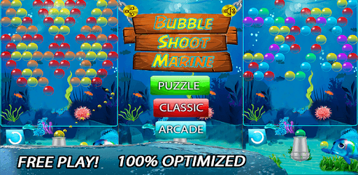 Bubble Shoot Marine PC screenshot