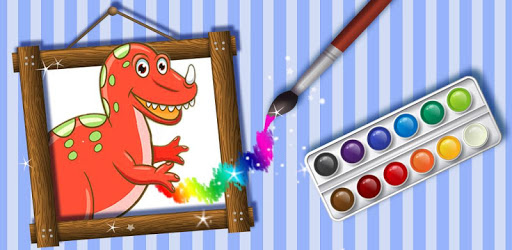 Paint dinosaurs PC screenshot