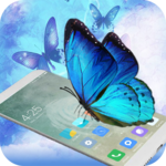 Butterfly in phone prank icon