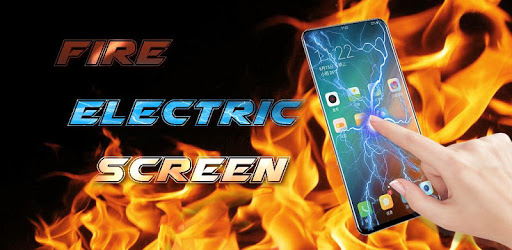 Fire electric screen prank PC screenshot