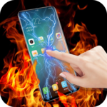 Fire electric screen prank icon