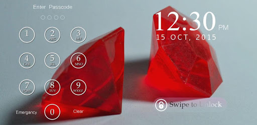 Diamond Keypad Lock Screen PC screenshot Diamond Keypad Lock Screen PC screenshot