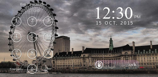 London Keypad Screen Lock PC screenshot London Keypad Screen Lock PC screenshot