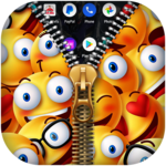 Smiley Emoji Zipper Lock for PC