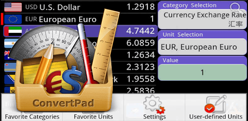 ConvertPad - Unit Converter PC screenshot