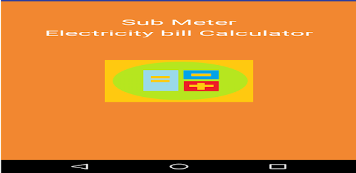 Sub Meter Electricity Bill Calculator PC screenshot