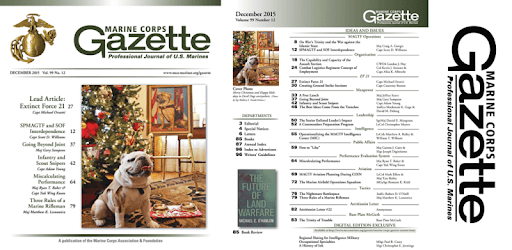 Marine Corps Gazette PC screenshot