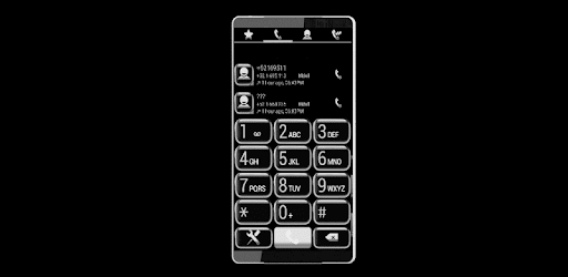 THEME SWIPE DIALER SILVER GLASS PC screenshot THEME SWIPE DIALER SILVER GLASS PC screenshot