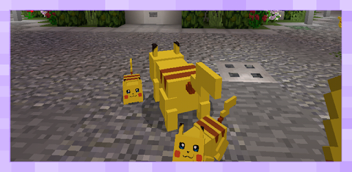 Pikachy and Raichy Addon. Map for MCPE PC screenshot