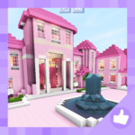 2018 Pink Princess House for Girls. Map MCPE icon