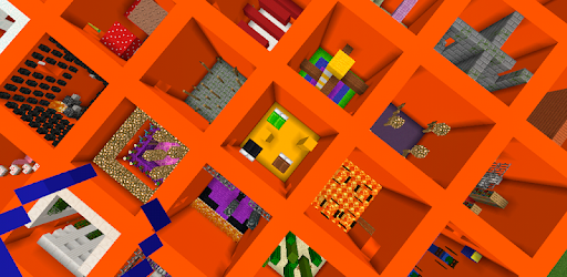 The Orange Trial. Parkour MCPE map PC screenshot