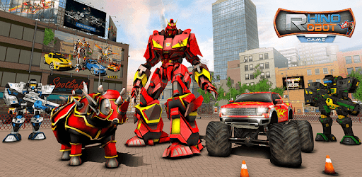 Rhino Robot Car Futuristic Robot Transformation PC screenshot