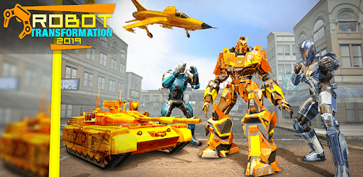 Tank Robot Car Games - Jet Robot Transformation PC screenshot